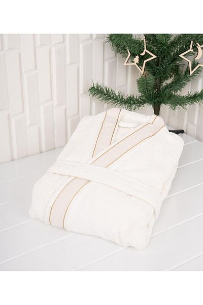 Baveno Μπουρνούζι με μοτίβο Unisex για ενήλικες - 100% βαμβάκι