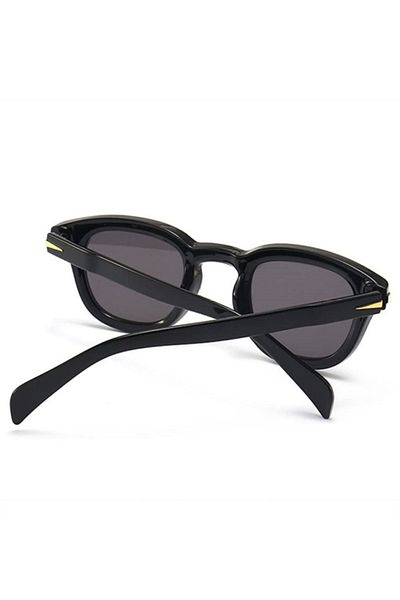 Polo55 Beqa Square Key Model Gold Metal Detailed Women's Sunglasses
