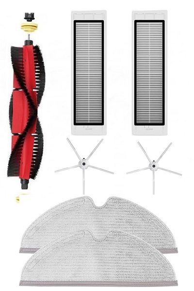 ibrush Roborock S6 Maxv - مجموعة تجديد متوافقة مكونة من 7 قطع