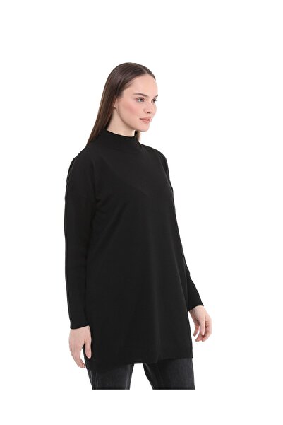 ilmek Women's Comfortable Fit Thin Knitwear Basic Sweater