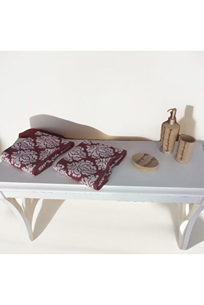 Özdilek 2-х комплект рушників для рук і обличчя Özdilek Living бордового кольору - 50x90