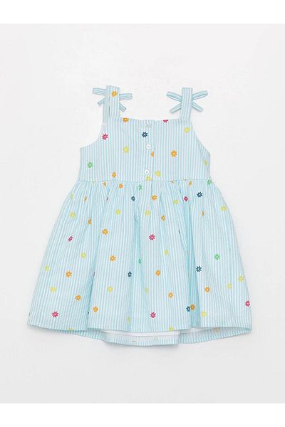 LC Waikiki LCW baby Square Collar Baby Girl Dress