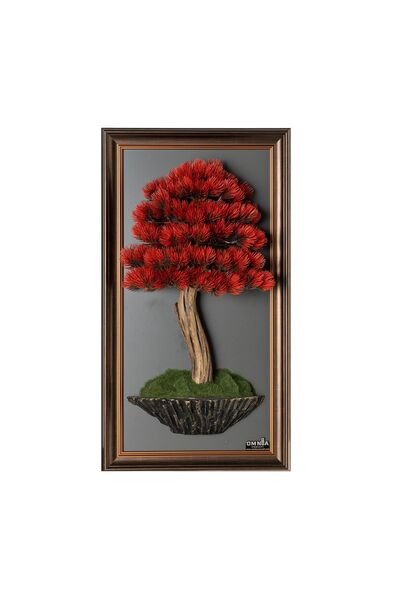 Omnia Concept Bonsai Tablaeu - 3-1A - Mdf Plaka Üzerinde Çerçeveli 3 Boyutlu ...
