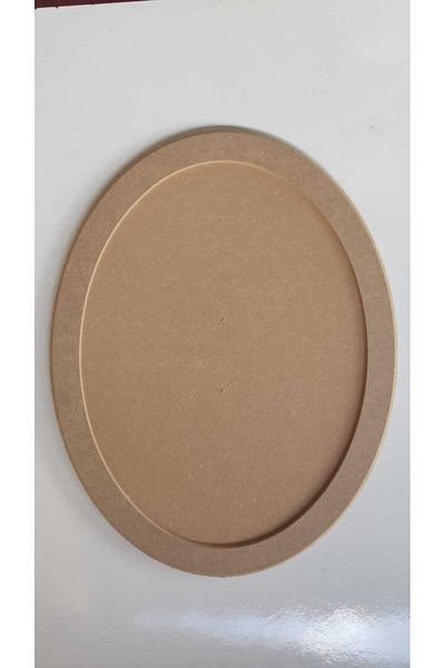 SERAP İSKENDER PAİNTİNG Placa MDF sculptata ovala 35x45 Cm, ​​10 Mm Grosime