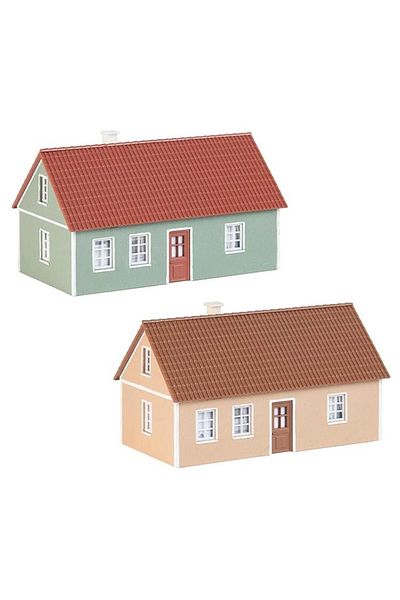 Faller 130607 1/87 Village Houses (2 Pieces) Disassembled Plastic Model
