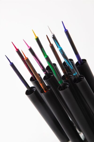 BALCHİ 10 Renk Likit Eyeliner Seti Waterproof Eyeliner-soyulabilir Eyeliner