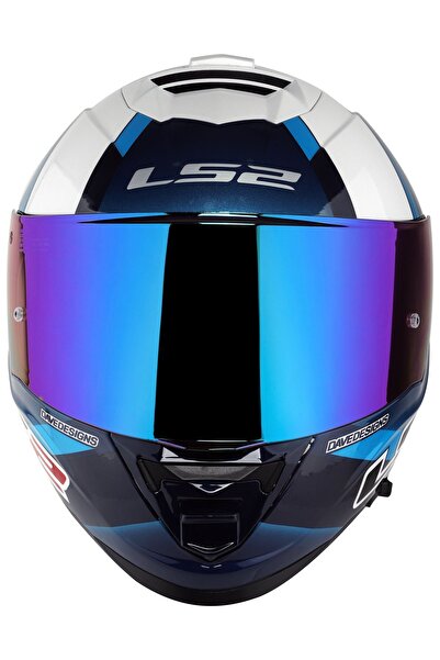 LS2 Storm Mcphee Mavi-beyaz Kask