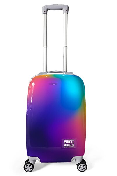 Coral High Renkli Desenli PC Kabin Boy Valiz (50cm) 16821
