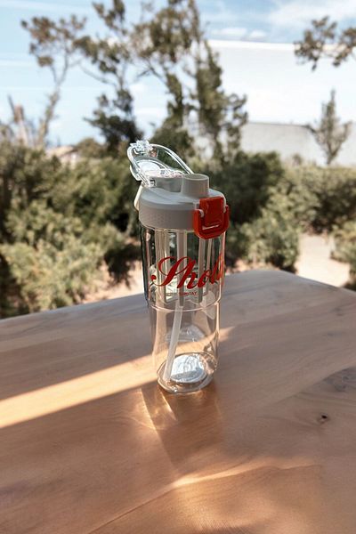 YDGR 950 ml Stylish Design Drinker with Straw and Straw - Finger Strap, Lockable