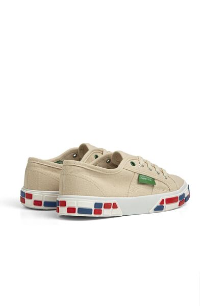 Benetton ® | Bn-30691-3114 Bej - Kadın Spor Ayakkabı