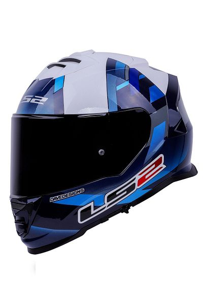 LS2 Storm 2 Mcphee - Blue and White Helmet