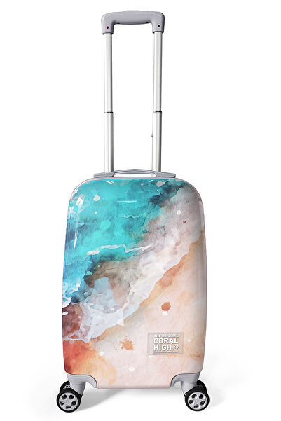Coral High Renkli Desenli PC Kabin Boy Valiz (50cm) 16811