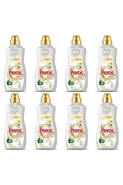 Peros Konsantre Yumuşatıcı İnci Çiçeği & Kaşmir 1440 ml X 8 Li Süper Avantaj Paketi