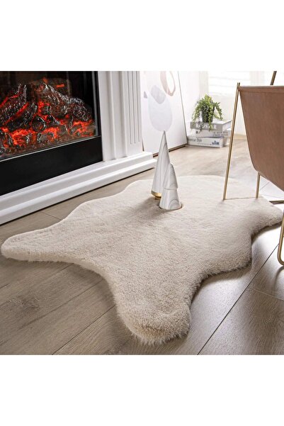 BALADI HOME post halı peluş paspas kürük çok yumuşak ve ithal peluş