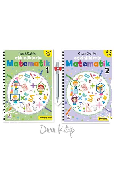 İndigo Çocuk Küçük Dahiler Etkinliklerle Matematik 6-7 yaş (2 Kitap), CAPRİCE...