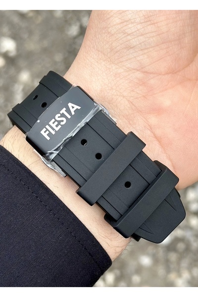 Fiesta Green Steel Case Men Wristwatch