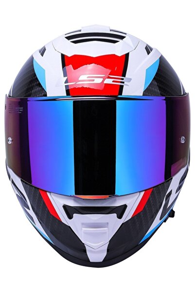 LS2 Storm 2 Racer Mavi-kırmızı Kask
