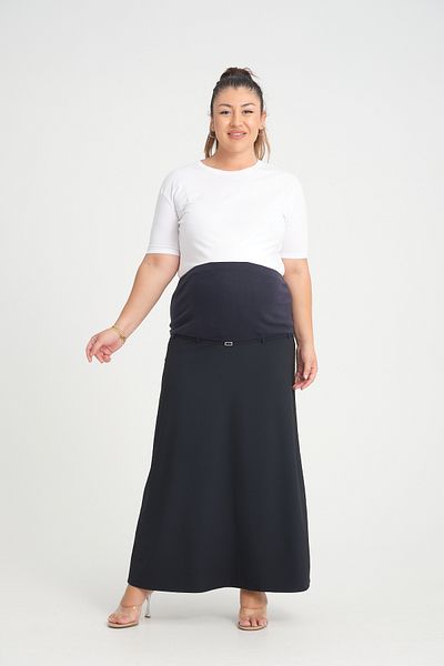 KATLİN MATERNİTY WEAR تنورة قماش الخصر قابلة للتعديل للحوامل