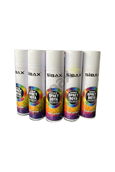 PACIFIC SİBAX SPREY BOYA (MAT SİYAH, PARLAK SİYAH, TRAFİK KIRMIZI, BONCUK MAVİ)