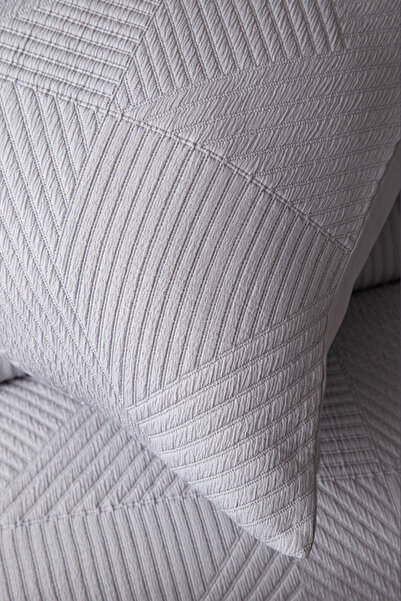 Apricitas HOME Double Savoy Gray Jacquard Bedspread Set