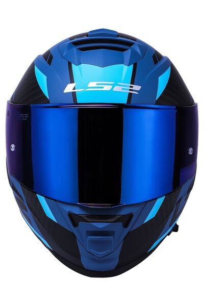 LS2 Storm 2 Racer Mat Mavi Kask