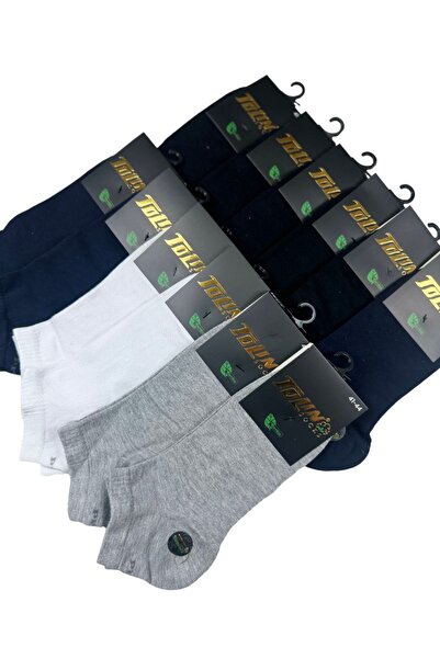 TOLIN Чоловічий комплект шкарпеток з бамбука, 12 пар - кольорові, модель 10534