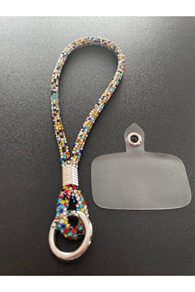 Case collection حزام معصم طويل من حجر الكريستال لآيفون