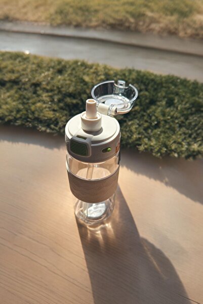 YDGR 600ml Dual-Use Mouthpiece with Silicone Grip - Water Bottle, with Straw and without Straw, Lockable