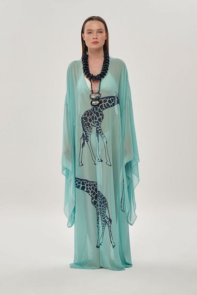 Eda Taşpınar Caftan Giraffe TEKS-00050
