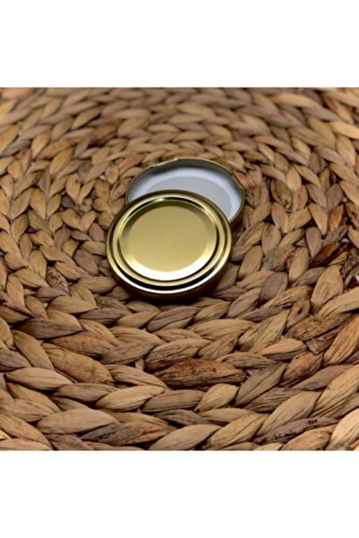 Multiamo Metal Gold Canning Jar Lid 63 Mm 20 Pieces