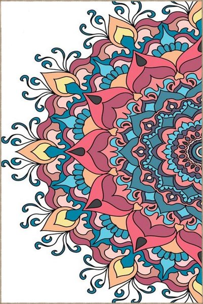 Rugs Modern Halı Star Mixed Color Themed Woven Base Carpet and Washable Carpe...