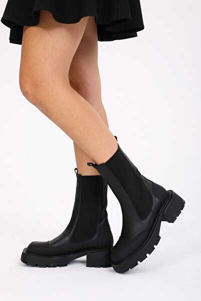 FOLLİNİ Cizme de damă din piele