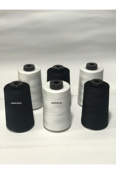 Lider İplik Sewing Thread Set of 6 Sewing Thread 120 No 5000m, Polyester