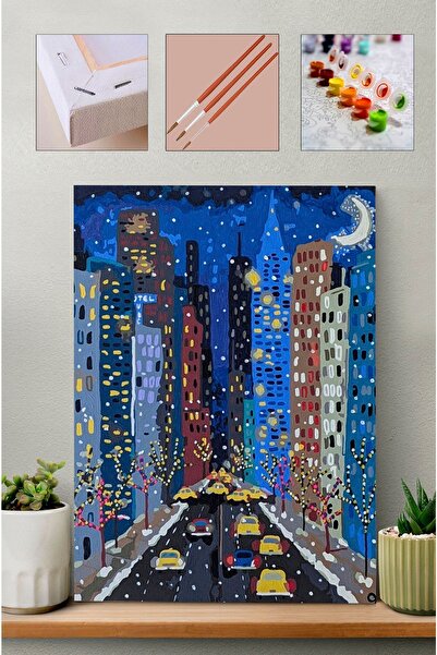 Carmen Sayılarla Boyama Seti - Gece Işıkları