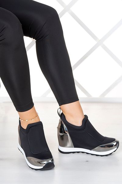 Erkan Saçmacı Anastasia Platinum Hidden Wedge Front Face Stretch Pantofi sport