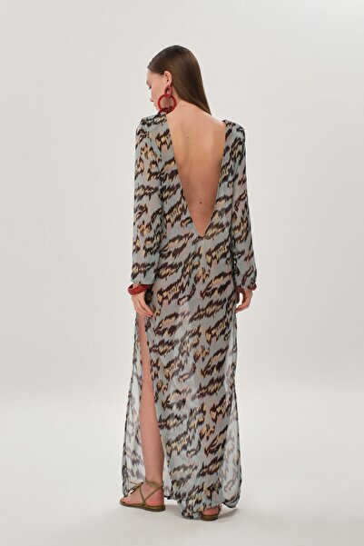 Eda Taşpınar Φόρεμα σιφόν χαμηλής πλάτης No.1 TEKS-00058