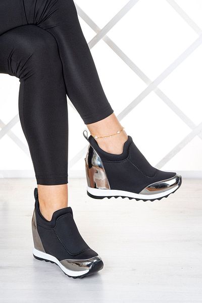 Erkan Saçmacı Anastasia Platinum Hidden Wedge Front Face Stretch Pantofi sport