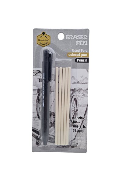 Keep Smiling 3.8 mm Double Sided Pencil Eraser + 5 REFILL