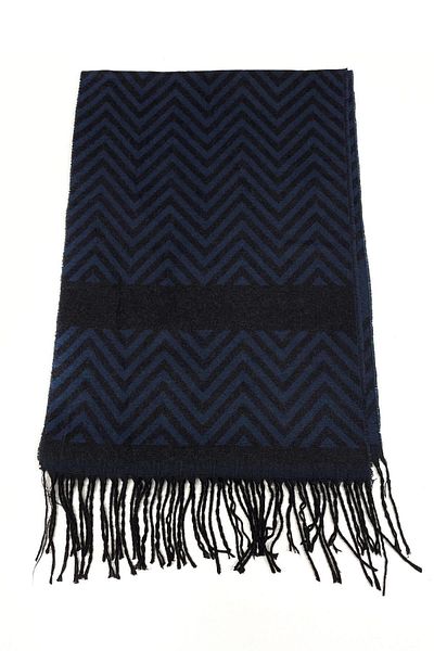 Kravatkolik Navy Blue - Black Double Sided Men's Camisole K397