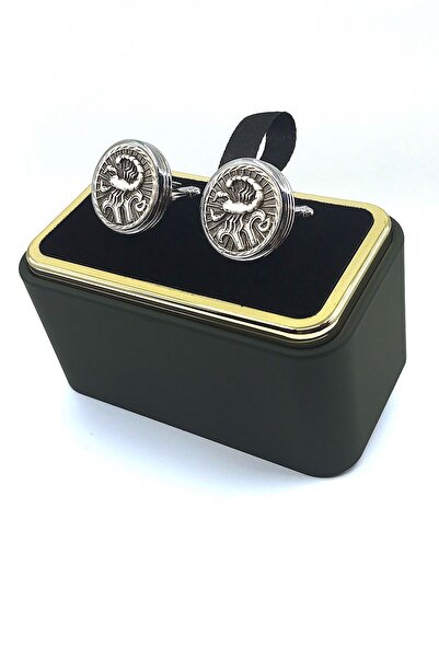 La Pescara Gümüş Renk Akrep Burcu Kol Düğmesi Kd785