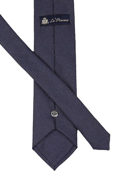 Kravatkolik Navy Blue Wool Classic Necktie with Handkerchief KK5068