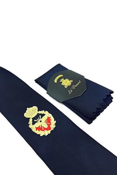 La Pescara Синій краватка з королівським гербом Kk11701