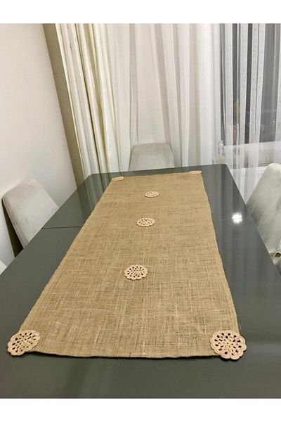 Parla Life Плетена пътека от юта с шарки 50x150 см