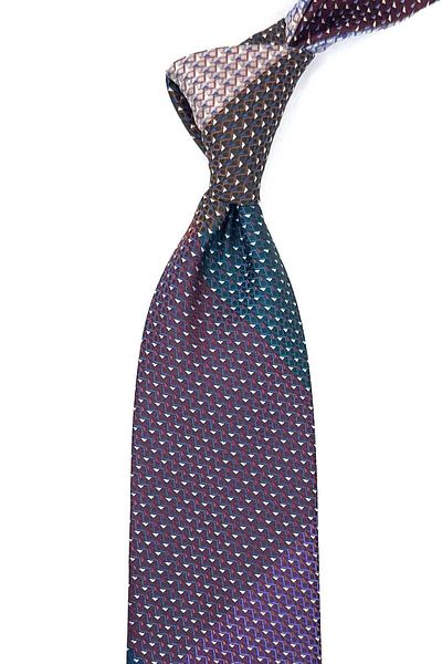 Kravatkolik Dot Pattern Multicolor Patchwork Classic Tie KK12181