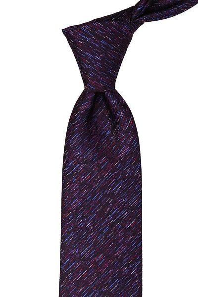 Kravatkolik Men's Multicolored Sand Pattern Classic Necktie with Handkerchief Kk10036