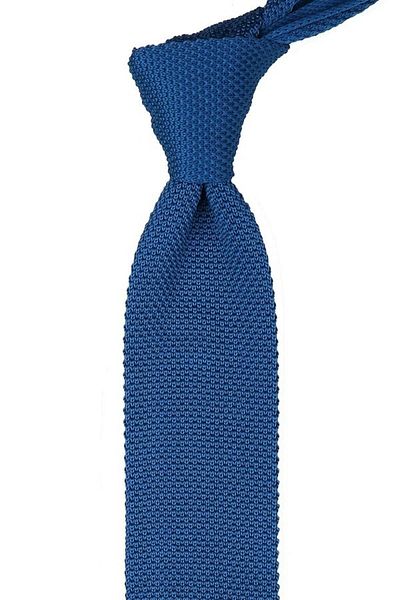 La Pescara Petrol Green Plain Knit Tie 8254