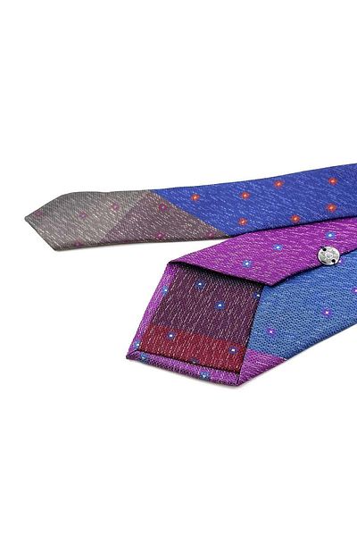 Kravatkolik Sand Pattern Multicolor Patchwork Classic Tie KK12204