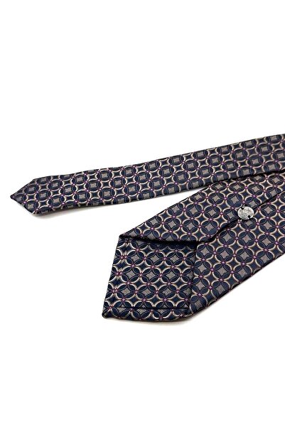 Kravatkolik Кафе - Черна кърпичка с мотиви Класическа вратовръзка KK12391