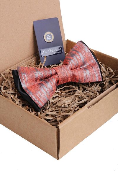 Kravatkolik Multicolored Motif Pattern Bow Tie P952
