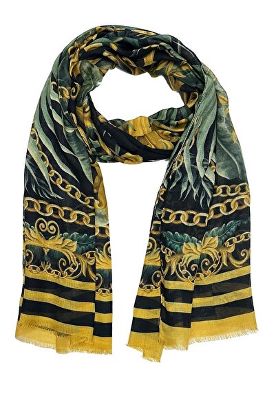 Kravatkolik Πράσινο σε στυλ Waverly - Μαύρο ιταλικό Modal Kaşkol MDL40